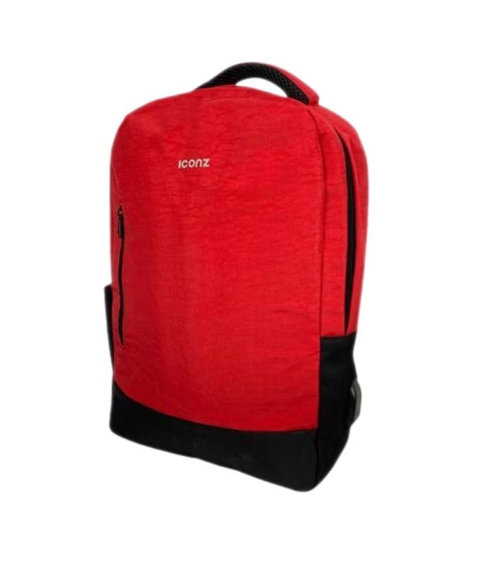 Barcelona Laptop Backpack 15.6 Inch Black Red 4032 Homsetz